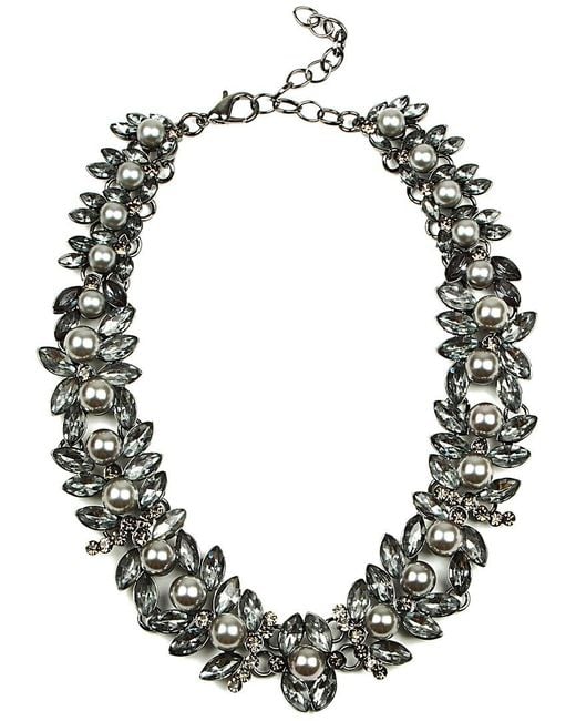 Eye Candy LA Black The Luxe Collection Enamel Claudette Necklace