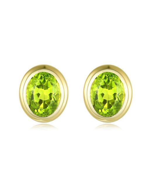 Kai Fine Jewelry Green 14K 4.00 Ct. Tw. Peridot Stud Earrings