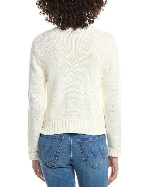Michael Stars White Willa Cardigan
