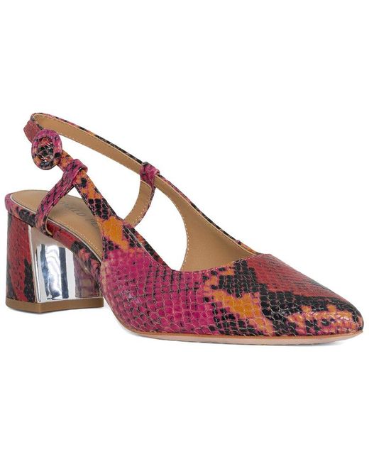 Donald J Pliner Song Leather Slingback Pump in Pink Lyst UK