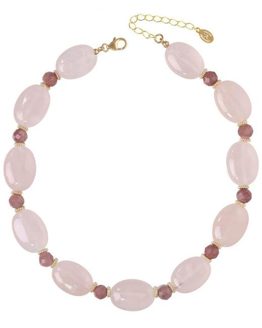 Rachel Reinhardt Jewelry Natural Quartz Necklace