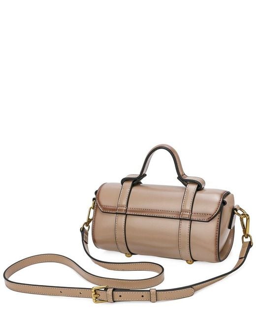 Tiffany & Fred Paris Brown Leather Crossbody