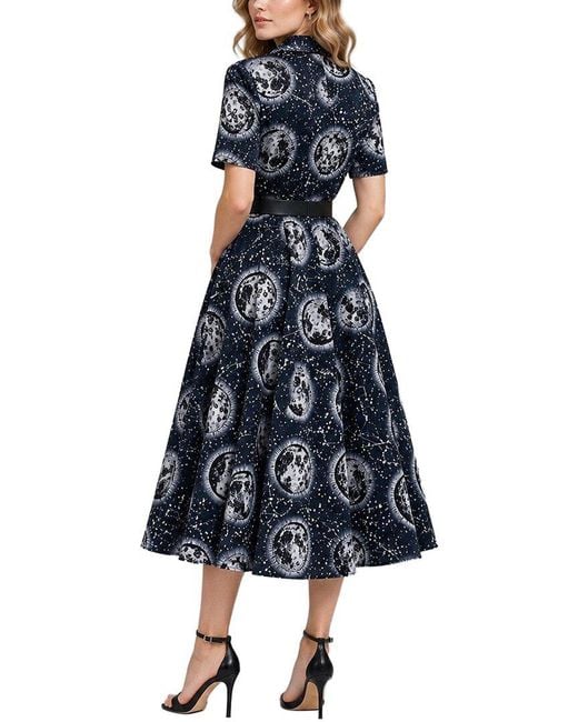 Tedora Blue Midi Dress