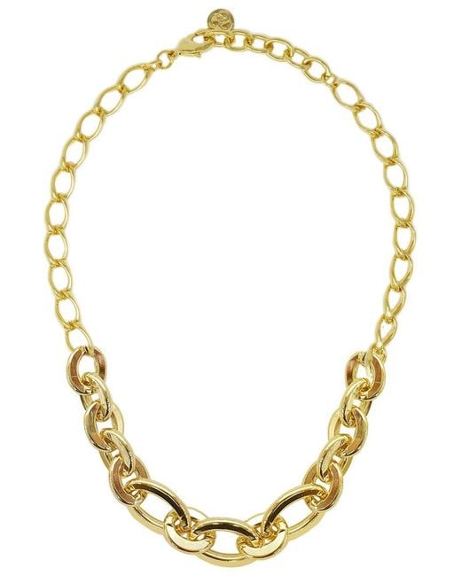 Cloverpost Metallic Slade 14k Plated Necklace