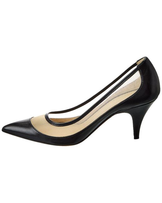 Khaite Metallic The River Mesh & Leather Pump