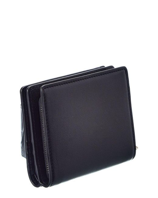 Chloé Blue Sense Leather Compact Wallet