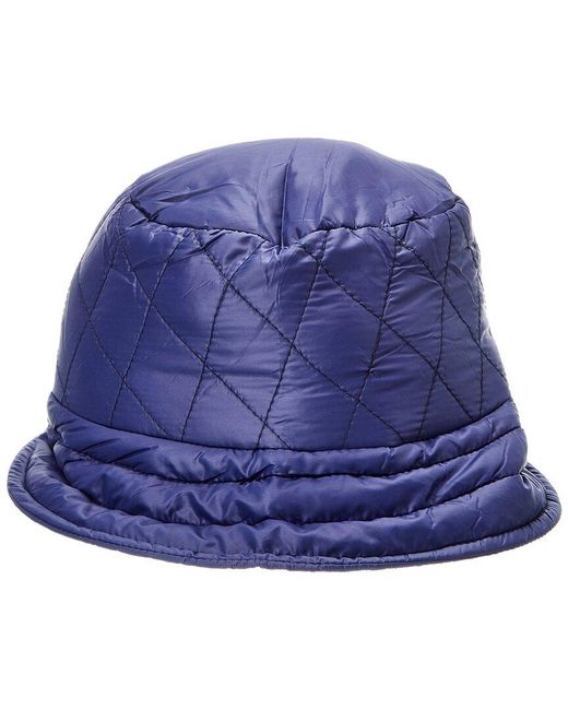 La Fiorentina Blue Puffer Bucket Hat