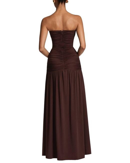 CAMILA BLANCO Purple Midi Dress
