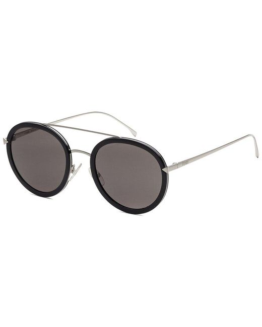 Fendi Gray Ff 0156s 51mm Sunglasses