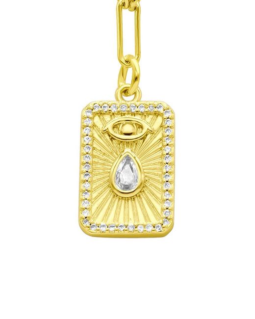 Adornia Metallic 14k Plated Pendant Necklace