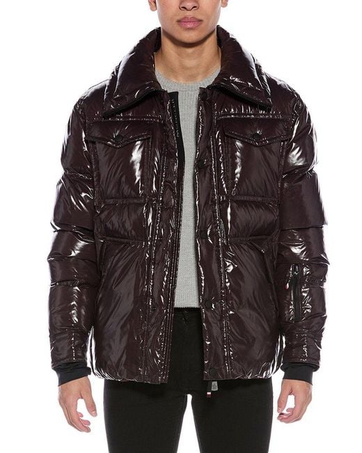 Moncler Black Lacquer Down Jacket for men