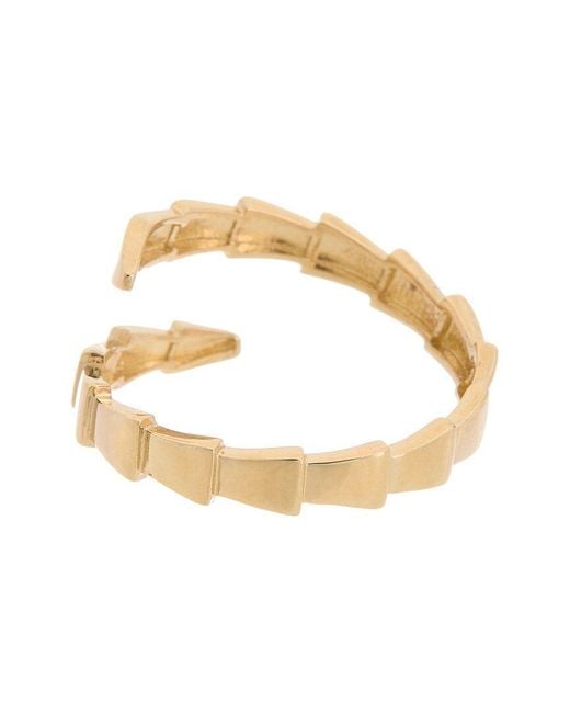 Italian Gold White 14k Serpentine Bypass Ring