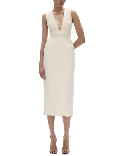 Rachel Gilbert Natural Martina Column Dress