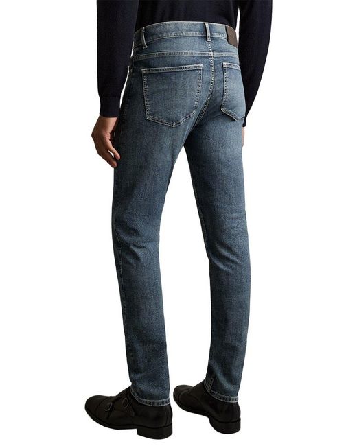 Reiss Blue Bleaker Skinny Fit Jean for men