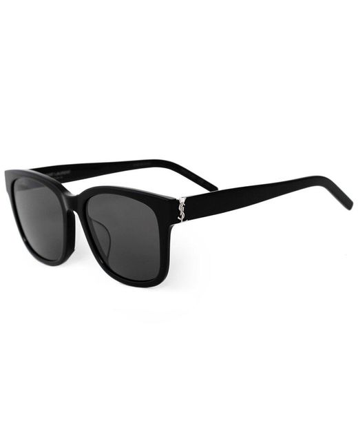 Saint Laurent Black Sl M68/f Asian Fit 003 Sunglasses