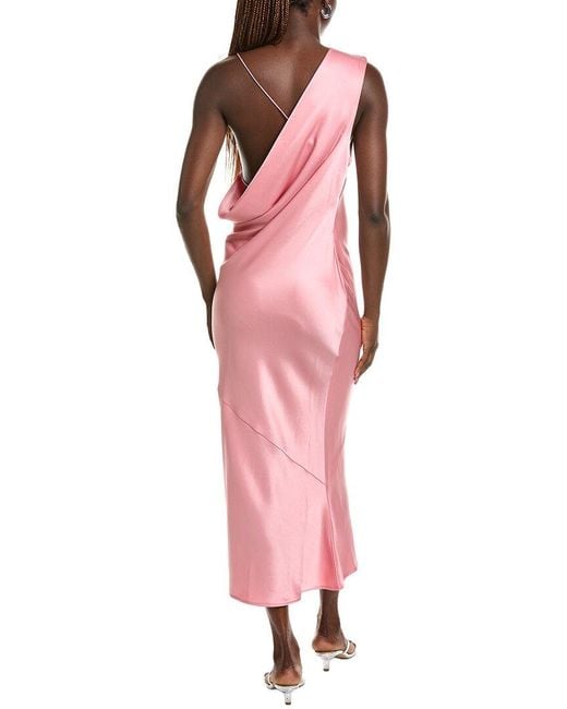 Paris Georgia Red Minka Midi Slip Dress