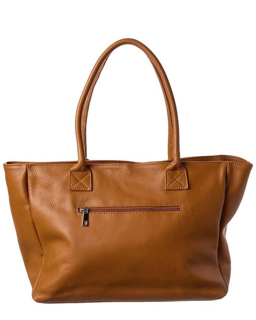 Italian Leather Brown Shoulder Bag
