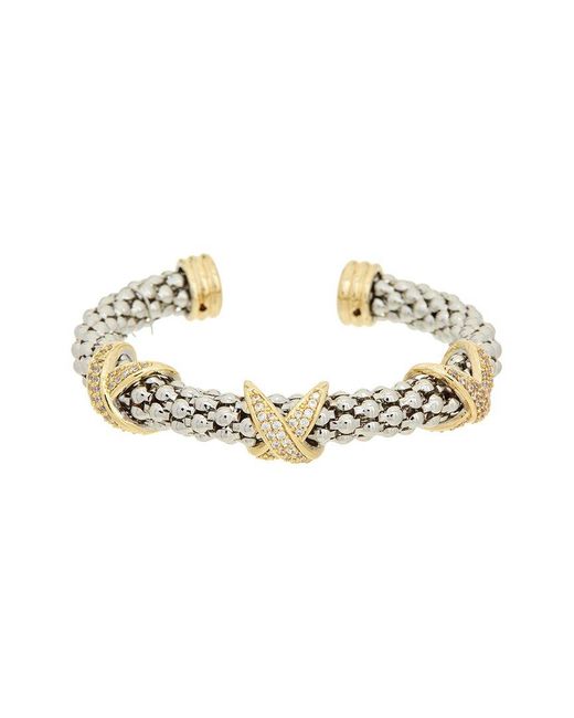 Juvell Metallic Plated Cz Bracelet