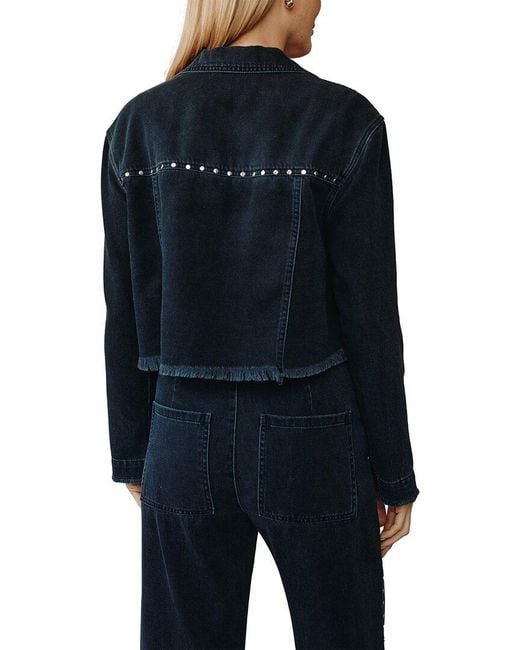 Bella Dahl Blue Cropped Jacket