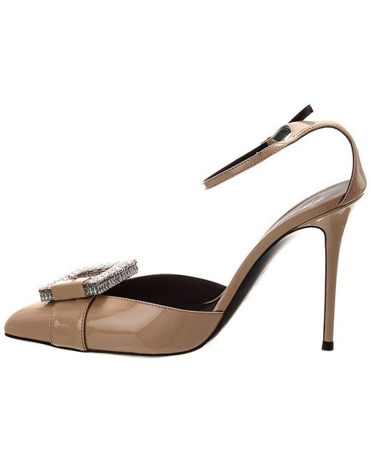 Giuseppe Zanotti Metallic Miss Buckle 105 Pump