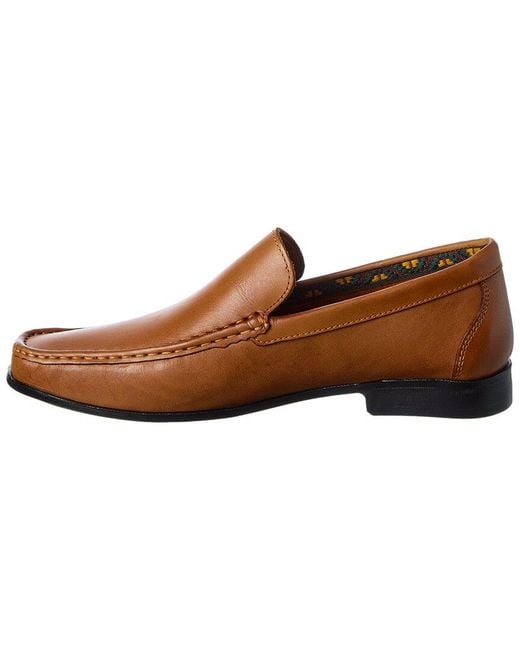 Donald J Pliner Brown Reuben61 Leather Slip-on for men