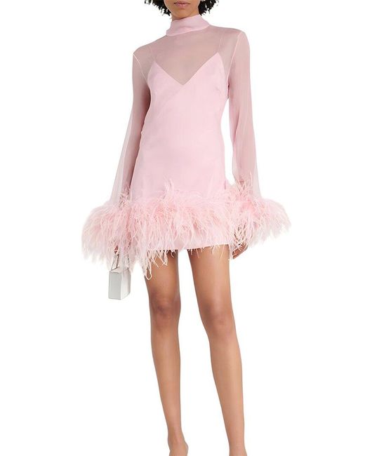 Linda Charm Pink Mini Dress