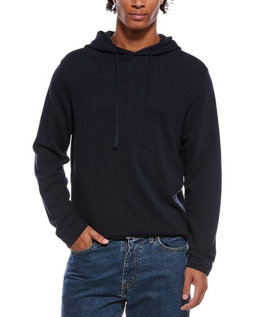Theory Blue Delroy Studio Hoodie for men