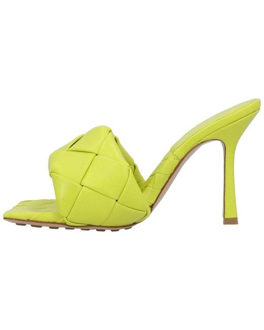 Bottega Veneta Yellow Leather Lido Mule (Authentic Pre-Loved)