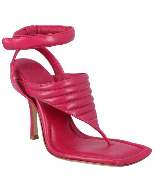 Gia Borghini Pink Couture Leather Pump