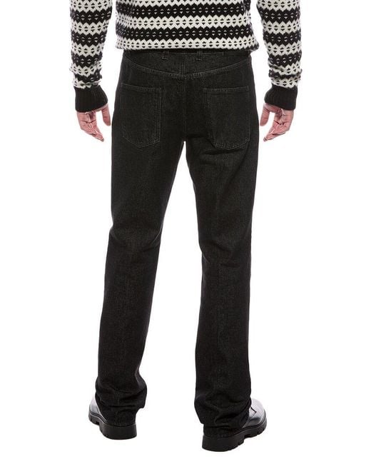 BLK DNM Black Flat Straight Jean for men