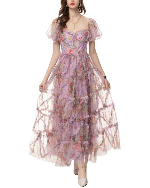 Lanelle Pink Maxi Dress
