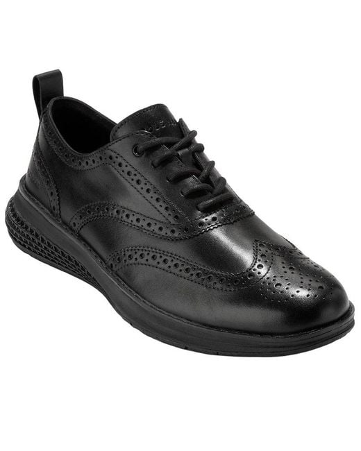 Cole Haan Black Og Enrgyweave Wing Leather Oxford for men