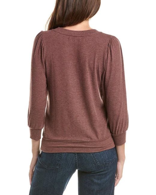 Michael Stars Purple Gabriella Sweater
