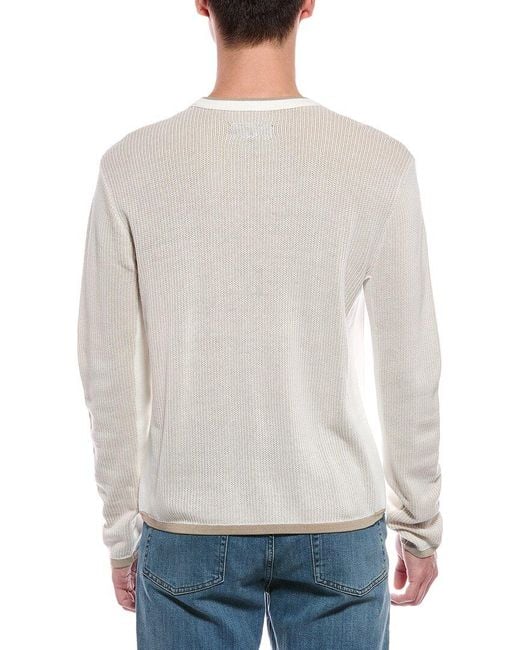 Rag & Bone Gray Harvey Crewneck Sweater for men