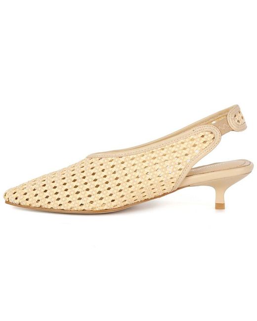 Tiffany & Fred Paris Natural Leather Pump