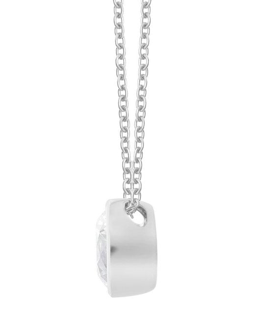 Lab Grown Diamonds White 14k 2.00 Ct. Tw. Lab Grown Diamond Solitaire Pendant