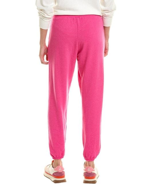 Michael Stars Pink Ray Relaxed Jogger Pant