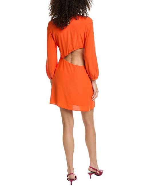 Ba&sh Orange Mini Dress