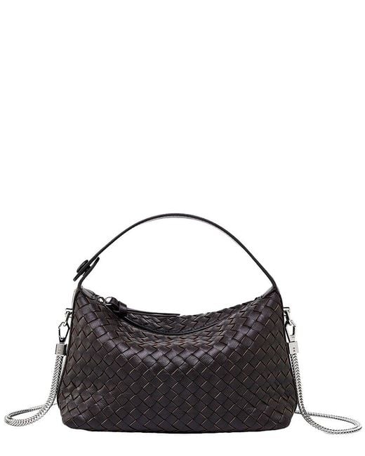 Adele Berto Black Leather Tote
