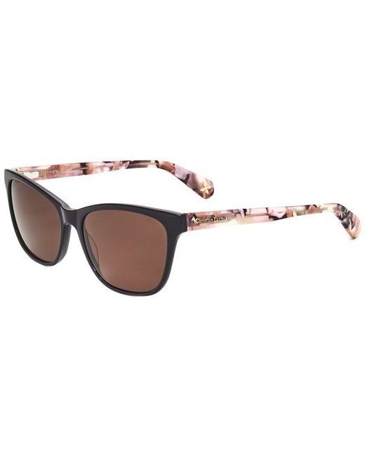 Christian Lacroix Brown Cls1098 53Mm Sunglasses