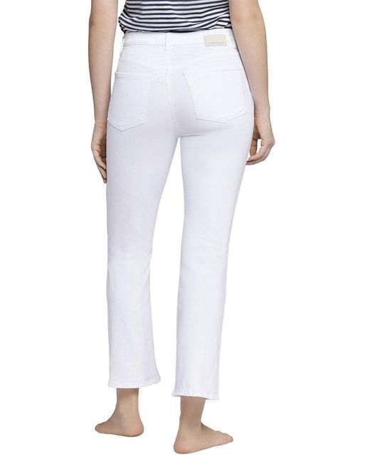 Current/Elliott The Boulevard Optic White Bootcut Jean