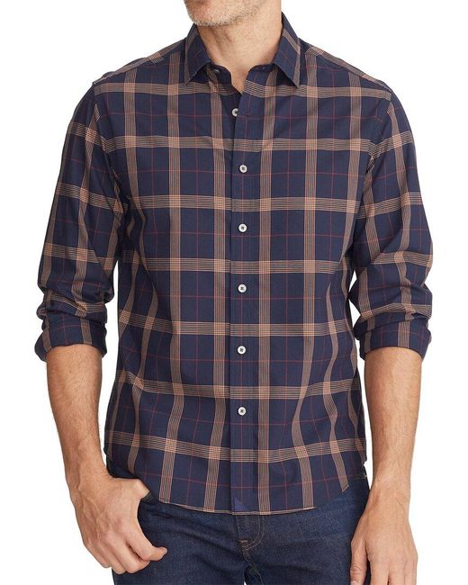UNTUCKit Blue Slim Fit Wrinkle-free Paterson Shirt for men