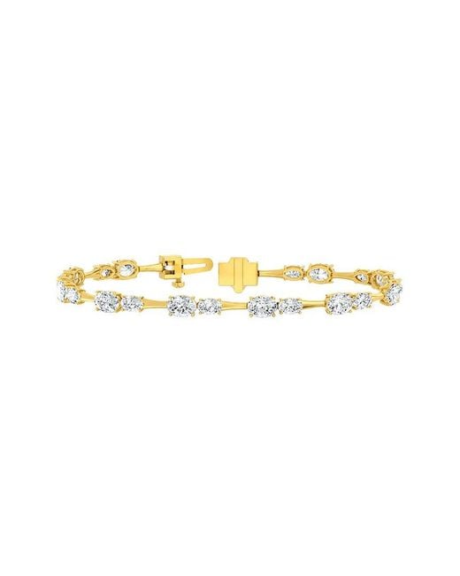 Lab Grown Diamonds White 14K 5.50 Ct. Tw. Lab-Grown Diamond Tennis Bracelet
