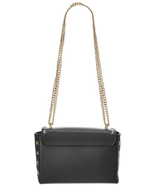 Isabella Rossetti Gray Juliette Studded Leather Shoulder Bag