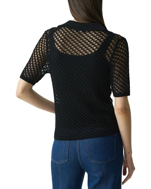 Theory Black Camp Shirt