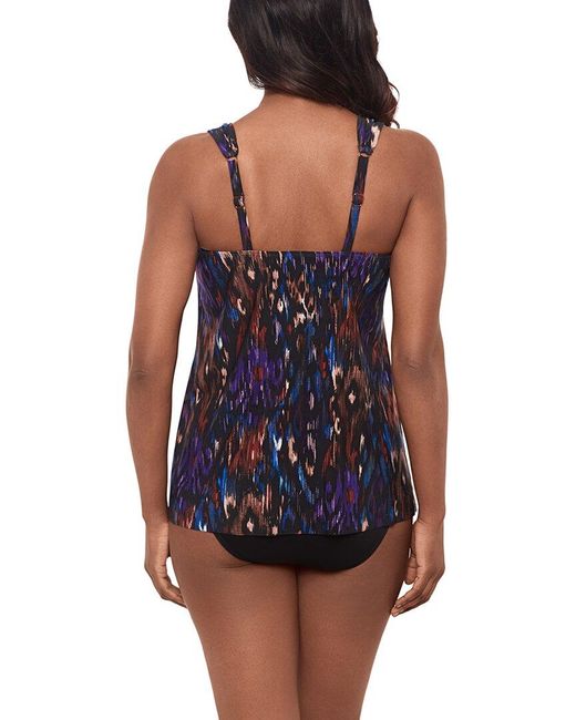 Miraclesuit Blue Tapiz Dazzle Tankini