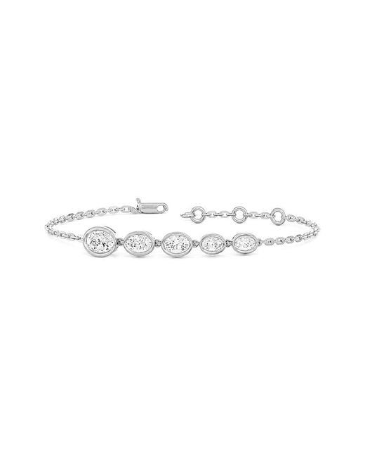 Lab Grown Diamonds White 14K 1.65 Ct. Tw. Lab-Grown Diamond Tennis Bracelet