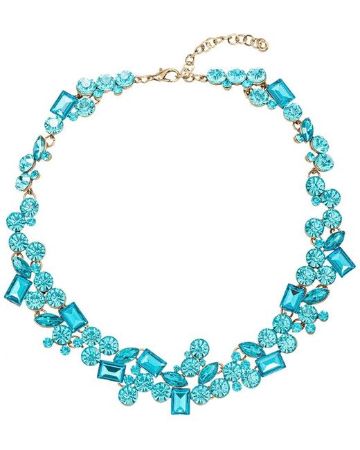 Eye Candy LA Blue Statement Collection Collar Statement Necklace