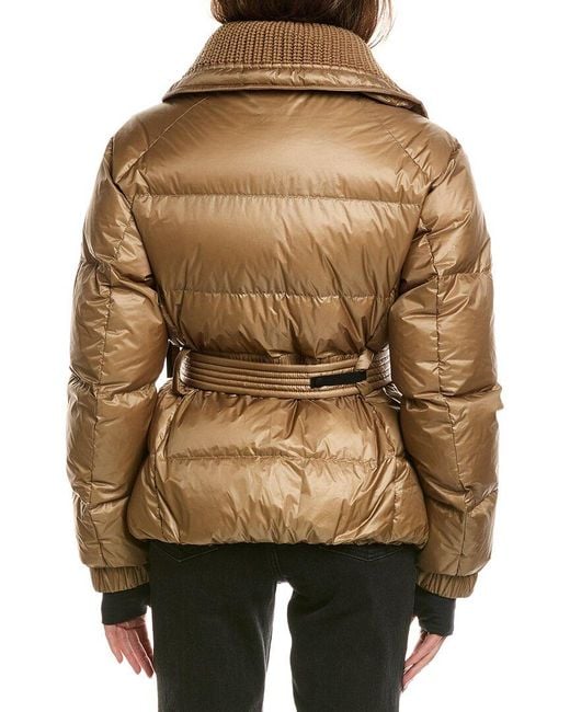 Moncler Natural Bataillouse Wool-Trim Jacket