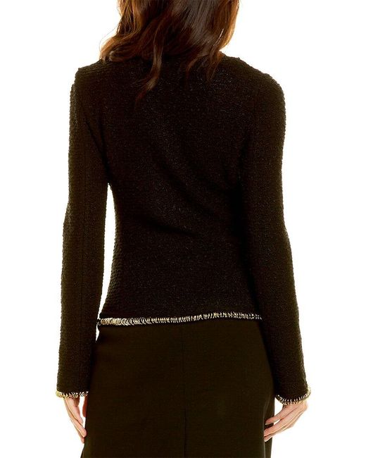 St. John Boucle Knit Jacket in Black 